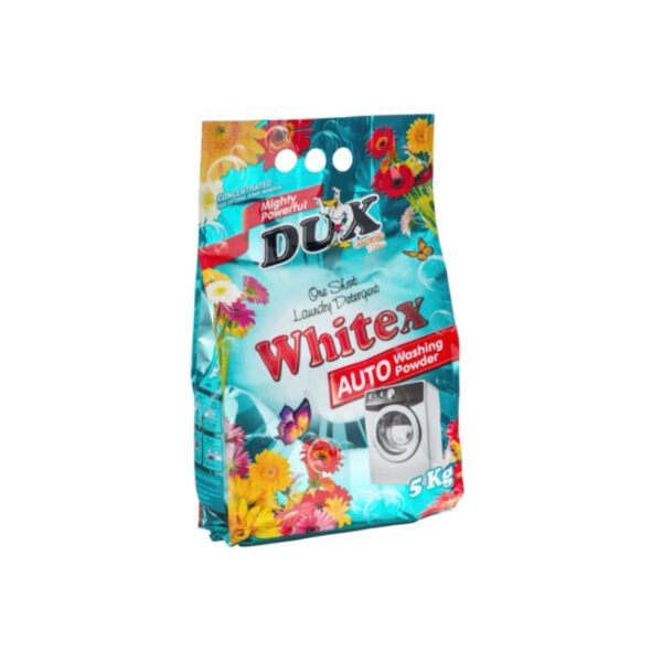 WASH POWDER AUTO WHITEX 5KG DUX