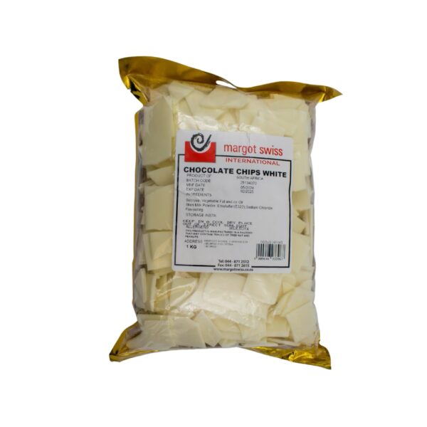 CHOCOLATE CHIPS WHITE 1KG