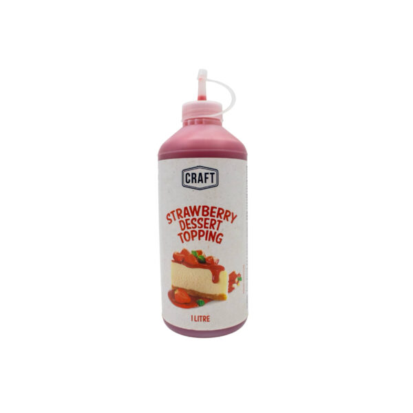 DESSERT TOPPING STRAWBERRY 1LT