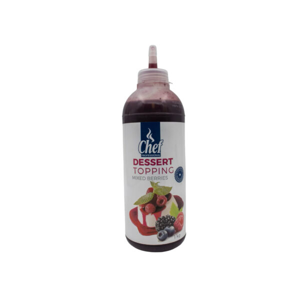 DESSERT TOPPING MIXED BERRY 1LT