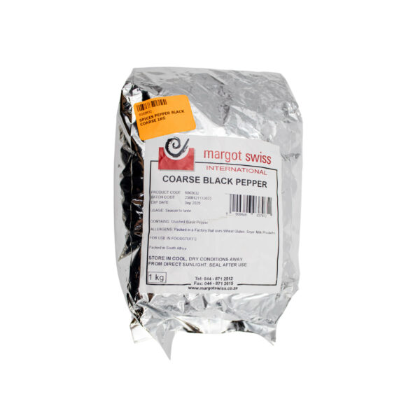 SPICES PEPPER BLACK COARSE 1KG