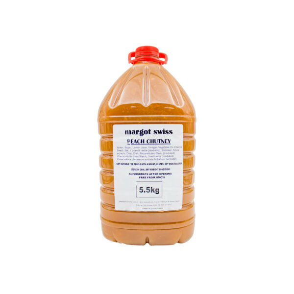SAUCES CHUTNEY PEACH 5 5KG ST