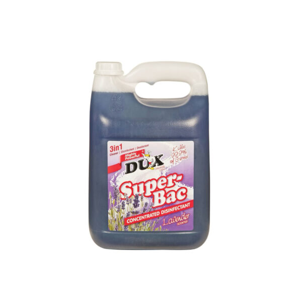 DISINFECTANT CLEANER SUPERBAC LAVENDER 5LT DUX