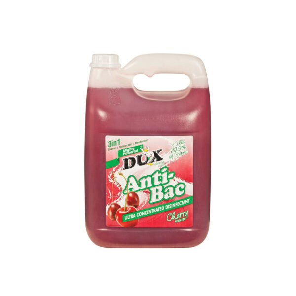 DISINFECTANT CLEANER ANTIBAC CHERRY 5LT DUX
