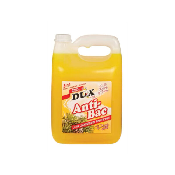DISINFECTANT CLEANER ANTIBAC PINE 5LT DUX