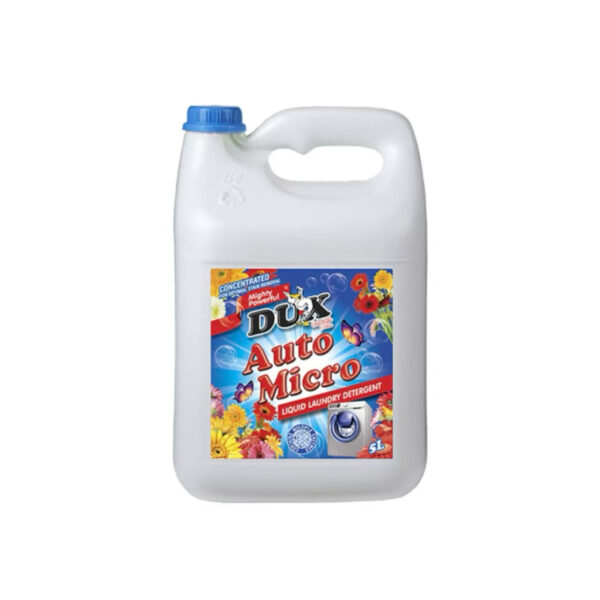 LAUNDRY DETERGENT AUTO MICRO LIQUID 5LT DUX