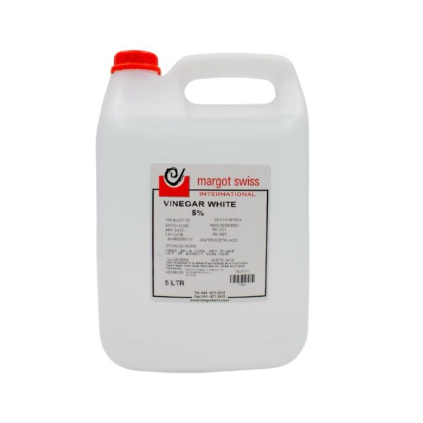 VINEGAR WHITE 5% 5LT MARGOT SWISS