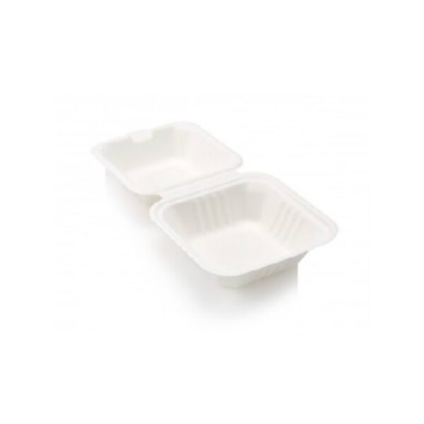 SUGAR CANE BURGER BOX WHITE 154 50