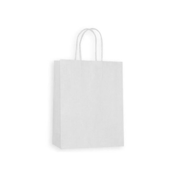 BAGS WHITE KRAFT CARRIER THRIFTY
