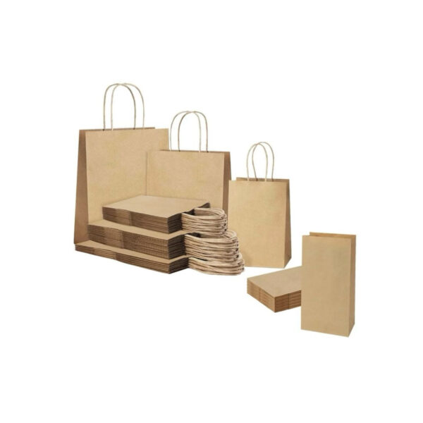 BAGS B/KRAFT CARRIER THRIFTY 365X260X130 125