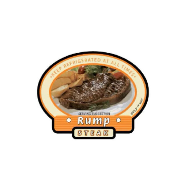 LABEL PLP RUMP STEAK 1000