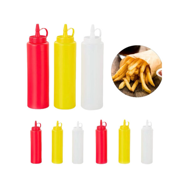 PLASTIC DISPENSER RED 500ml 1