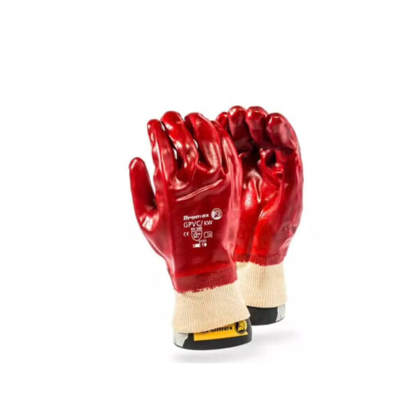GLOVES PVC XTRA HW KNIT WRIST