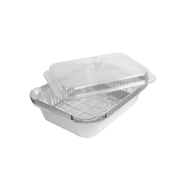 TRAYS FOIL FREEZER & CLR LID MEDIUM 10