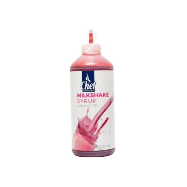 MILKSHAKE SYRUP STRAWBERRY 1LT