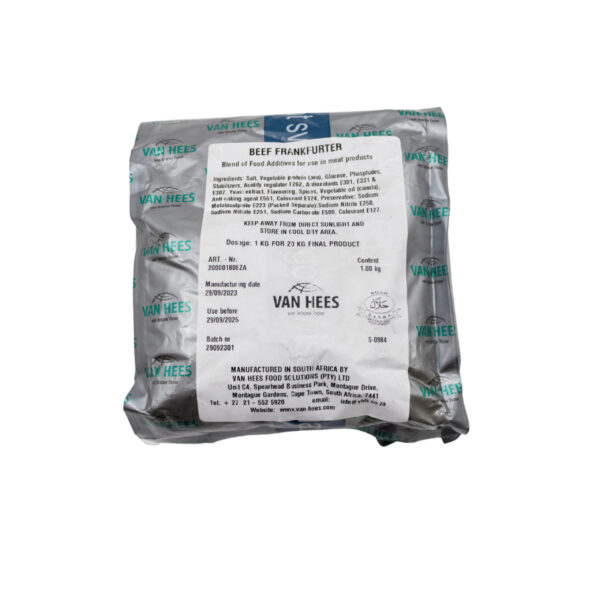 SPICES BEEF FRANKFURTER 1KG VH
