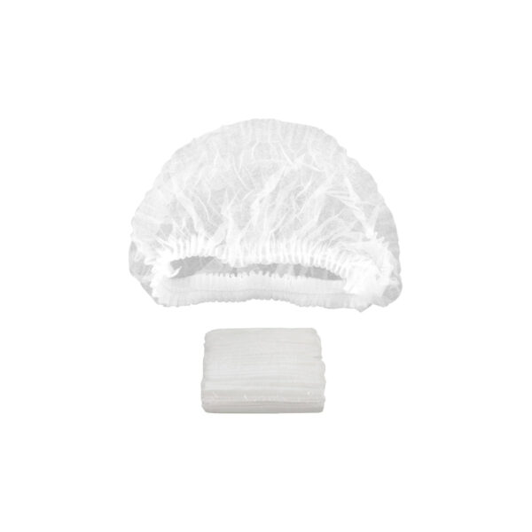 DISPOSABLE MOP CAPS WHITE 100