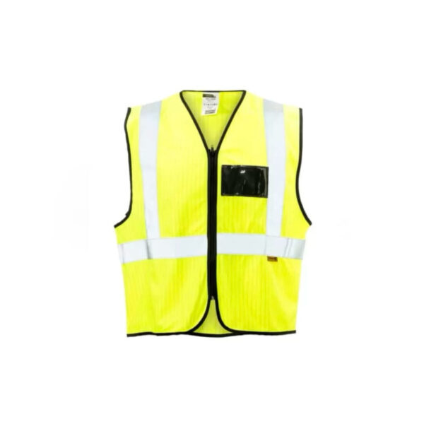 HI VIS VEST ZIP ID PKT LIME SA10 LARGE