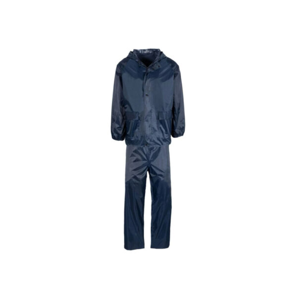 RAINSUIT RUBBERISED NAVY M