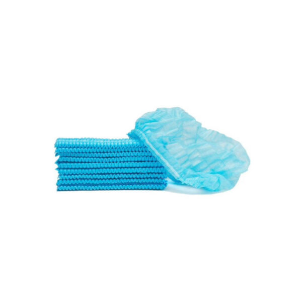 DISPOSABLE MOP CAPS BLUE 100