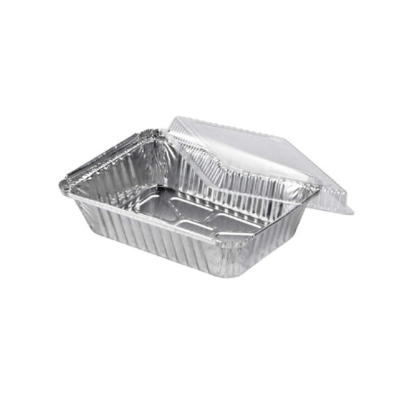 TRAYS FOIL TAKE AWAY & DOME LID LARGE 10