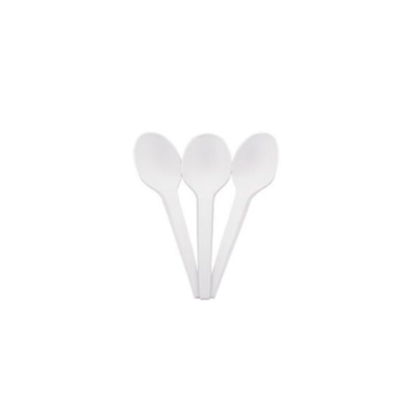 CUTLERY SPOONS PLASTIC 1000