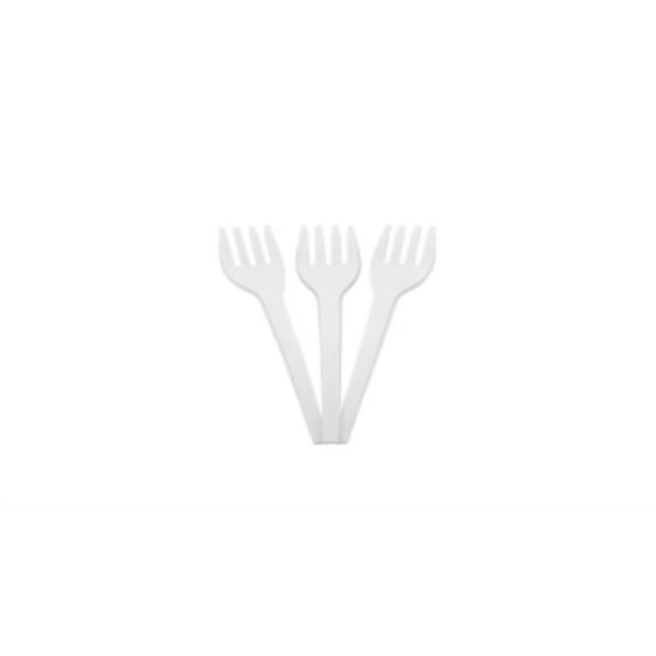 CUTLERY FORKS PLASTIC 1000
