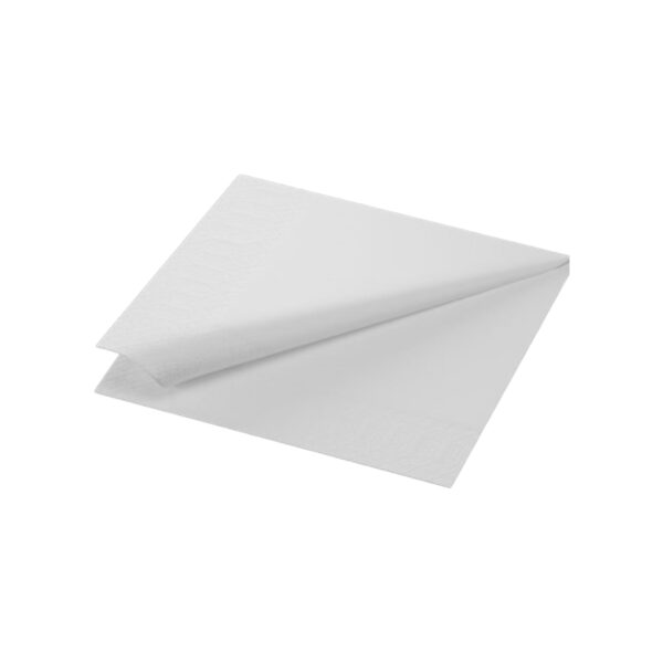 SERVIETTES 2 PLY WHITE 100