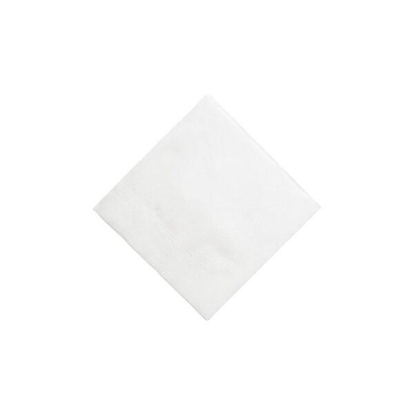 SERVIETTES 2PLY COCKTAIL WHITE  50's