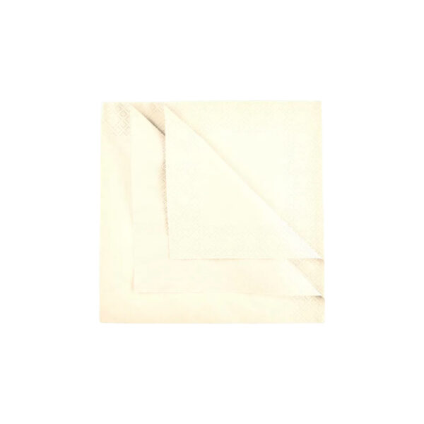 SERVIETTES 2 PLY CREAM 100
