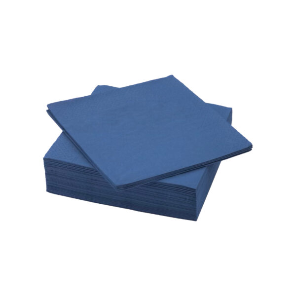 SERVIETTES 2 PLY DARK BLUE 100