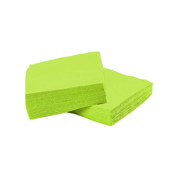 SERVIETTES 2 PLY GREEN (LIME)ANIS 100