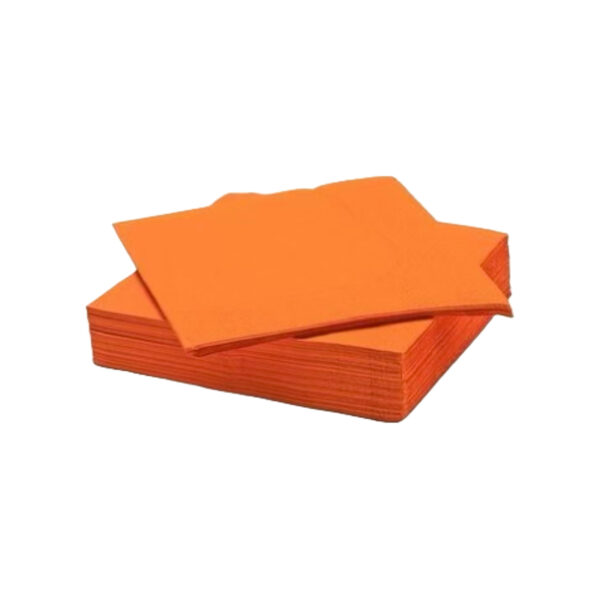 SERVIETTES 2 PLY ORANGE 100
