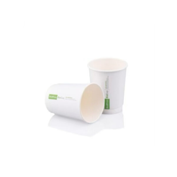 CUPS BIO S/WALL COMPOST WHITE 250ml 50
