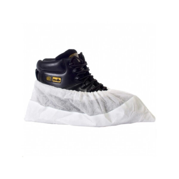 DISPOSABLE OVERSHOE N/WOVEN BLUE/WHITE 100