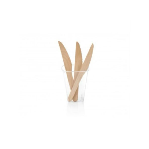 CUTLERY B/WOOD KNIFE SMALL 140mm 100