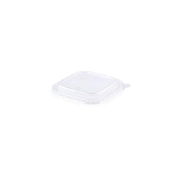 LIDS FOR SQUARE KRAFT BOWL 500ml PET 50