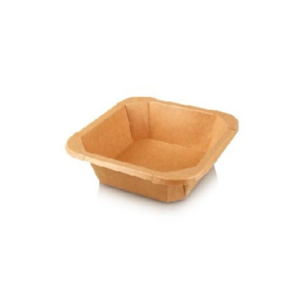 SALAD BOWL KRAFT SQUARE 500ml (1PE) 50