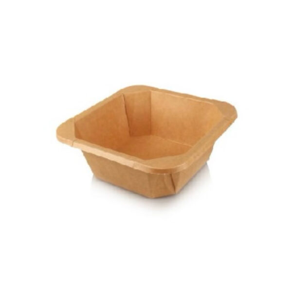 SALAD BOWL KRAFT SQUARE 750ml (1PE) 50