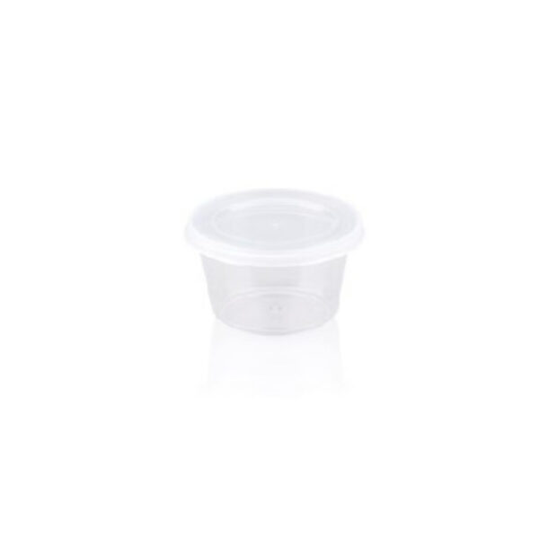 SAUCE CONTAINER 25ml TUBS & LID COMBO 1000