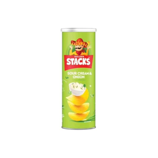 GOLDEN STACKS SOUR CREAM & CHIVES 95gr 24